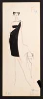 Karl Lagerfeld Fashion Drawing - Sold for $1,690 on 04-18-2019 (Lot 67).jpg